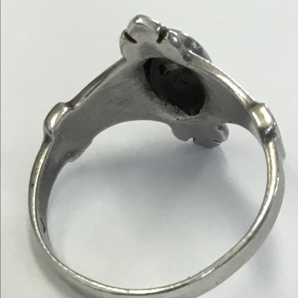 Sterling Silver And Abalone Ring - image 7